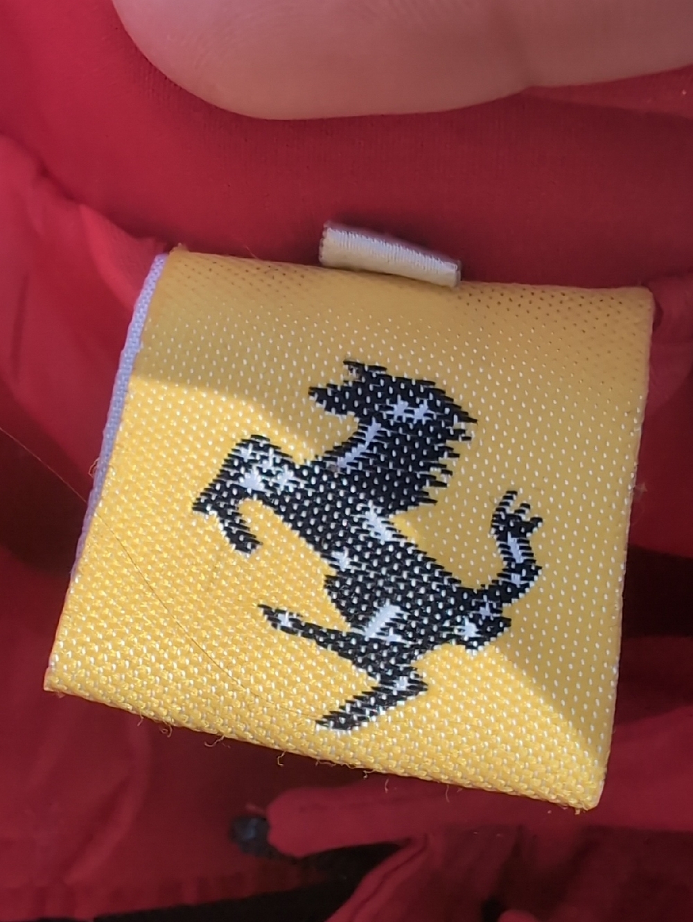 Boys Ferrari Red Racing Jacket - Picture 7 of 10